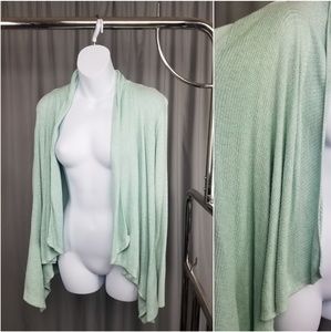 Mint Green Cardigan Shawl
